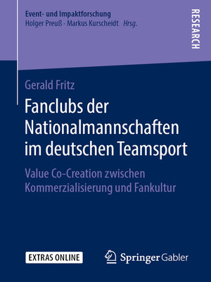 cover image of Fanclubs der Nationalmannschaften im deutschen Teamsport
